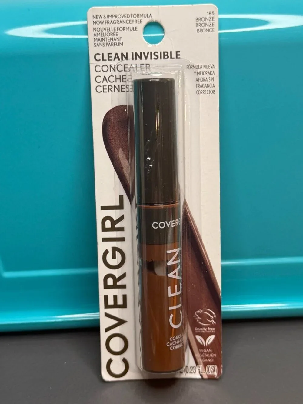 Covergirl Clean Invisible Concealer Bronze 185 - .23 oz
